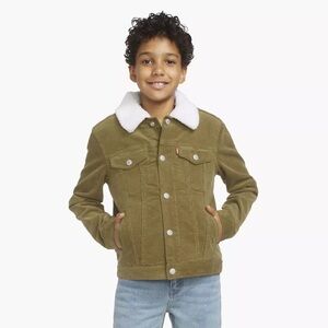 NWT Levi’s CORDUROY TRUCKER JACKET BIG BOYS jacket